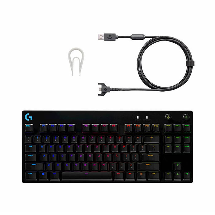 TNC Store Bàn phím cơ Logitech G Pro X RGB Lightsync GX Clicky Blue Switch