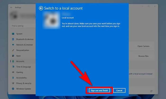 TNC Store Cách Thoát Tài Khoản Microsoft Trên Máy Tính Win 11