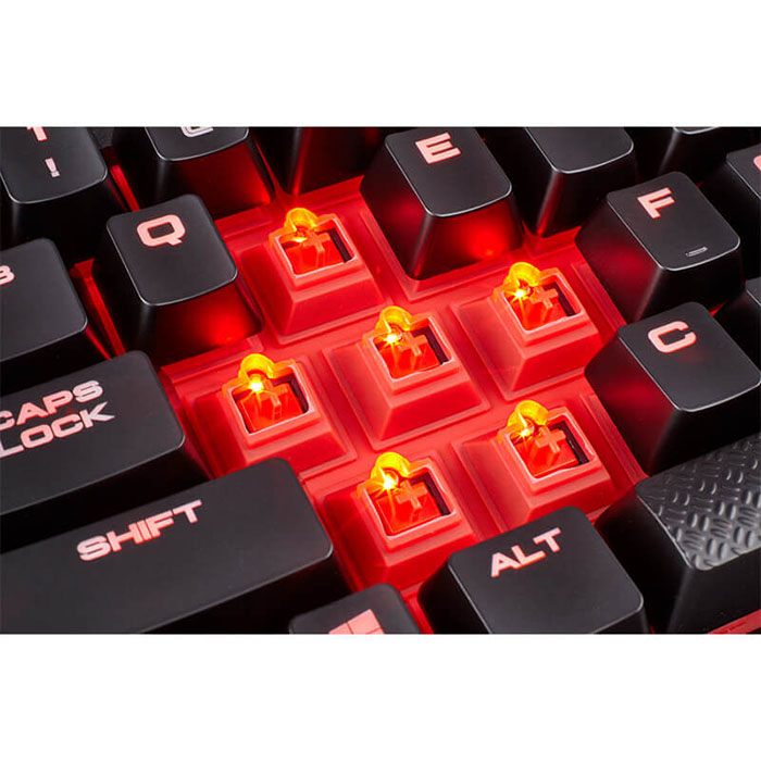 TNC Store Bàn Phím Cơ Corsair K68 BLK Red Led - MX Red