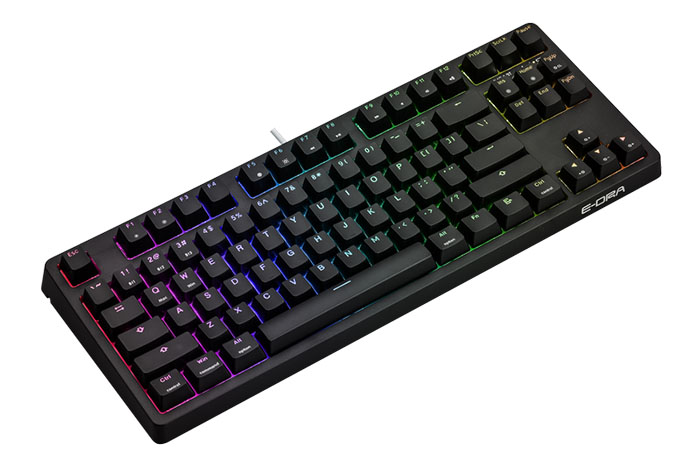 TNC Store Bàn phím cơ E-DRA EK387W RGB Wireless Gateron Yellow switch