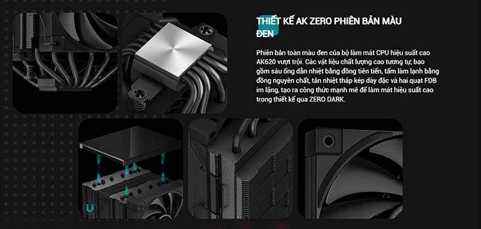 TNC Store Tản Nhiệt Khí CPU Deepcool AK620 DIGITAL