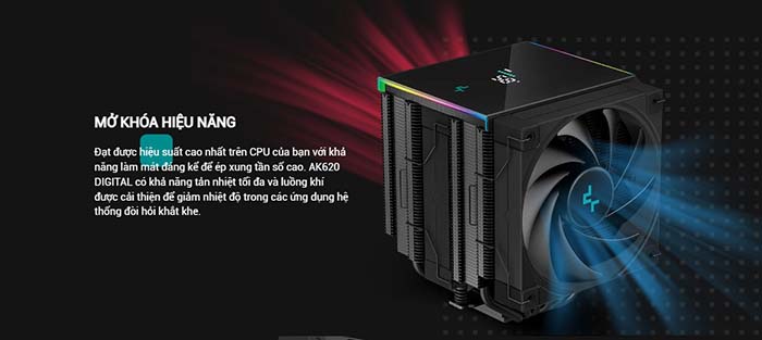 TNC Store Tản Nhiệt Khí CPU Deepcool AK620 DIGITAL