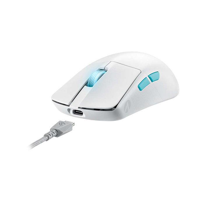 TNC Store Chuột Gaming Asus Rog Harpe Ace Aim Lab Edition White 