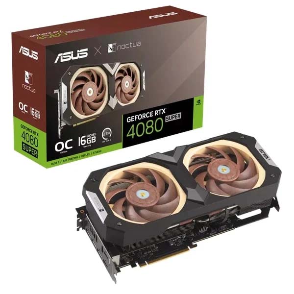 TNC Store Card Màn Hình ASUS GeForce RTX 4080 SUPER 16GB GDDR6X Noctua OC Edition