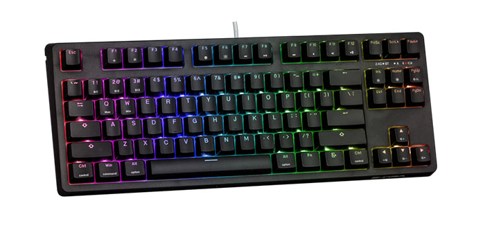 TNC Store Bàn phím cơ E-DRA EK387W RGB Wireless Gateron Blue switch