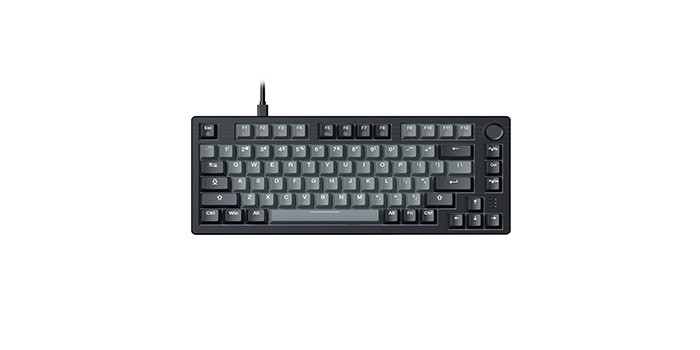 TNC Store Bàn Phím Cơ gaming DAREU EK75 PBT Grey Black