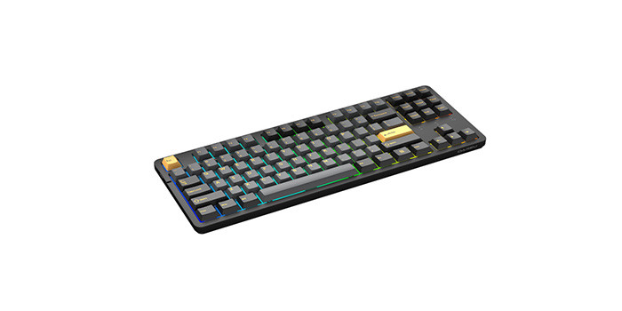 TNC Store Bàn Phím Cơ Gaming DAREU EK87 Pro Black Golden