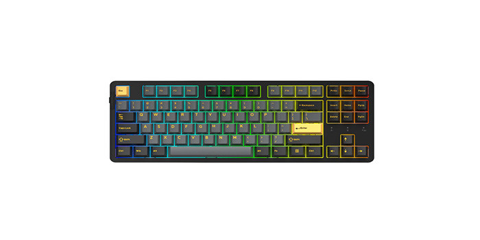 TNC Store Bàn Phím Cơ Gaming DAREU EK87 PRO Black-Golden Cloud Switch