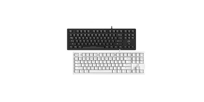 TNC Store Bàn Phím Cơ Gaming DAREU EK87 v2 Màu Trắng