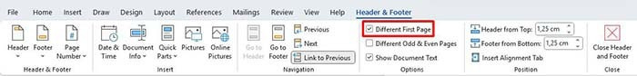 TNC Store Cách Tắt Header và Footer Trong Word