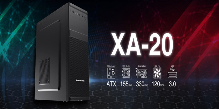 TNC Store Vỏ Case XIGMATEK XA-20 Màu Đen (EN46072)