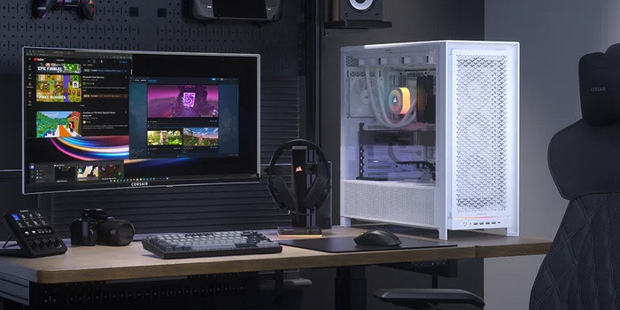 TNC Store Vỏ Case Corsair FRAME 5000D RS White (CC-9011308-WW)