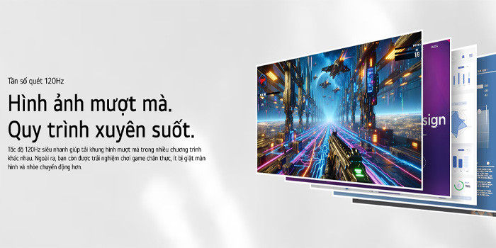 TNC Store Màn Hình LG 24U411A-B 24 Inch/ IPS/ FHD/ 120Hz/ 1ms