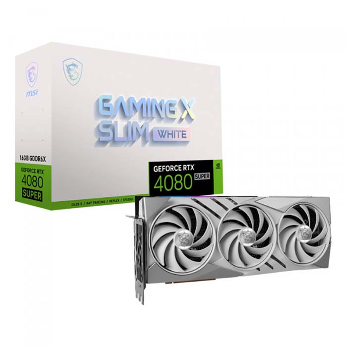 TNC Store Card Màn Hình MSI GeForce RTX 4080 SUPER 16G GAMING X SLIM White