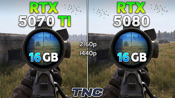 TNC Store RTX 5070 Ti vs RTX 5080: Chênh Lệch Hiệu Năng Có Thực Sự Đáng Với Giá Tiền?