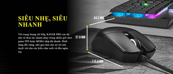 TNC Store Chuột Corsair Katar Pro PAW3327