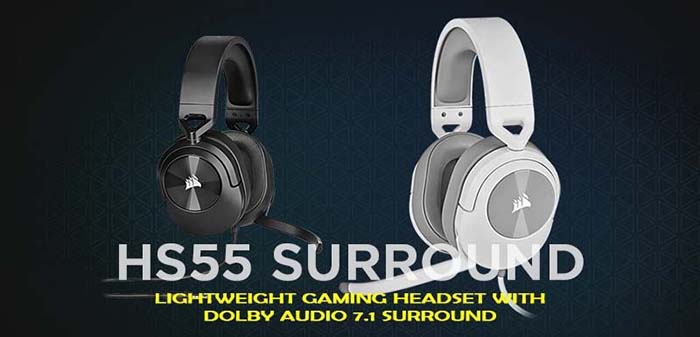 TNC Store Tai nghe Corsair HS55 Surround Carbon