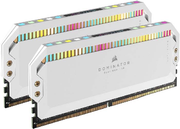 TNC Store RAM Corsair Dominator Titanium RGB 32GB (16GBx2) DDR5 Bus 6400MHz White (CMP32GX5M2B6400C32W)
