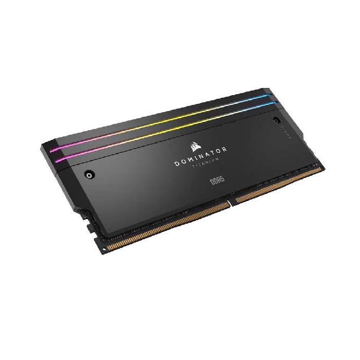 TNC Store RAM Corsair Dominator Titanium RGB 32GB (16GBx2) DDR5 Bus 7000MHz (CMP32GX5M2X7000C34)