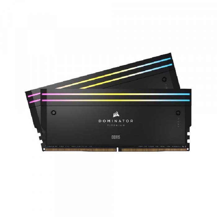 TNC Store RAM Corsair Dominator Titanium RGB 32GB (16GBx2) DDR5 Bus 7000MHz (CMP32GX5M2X7000C34)