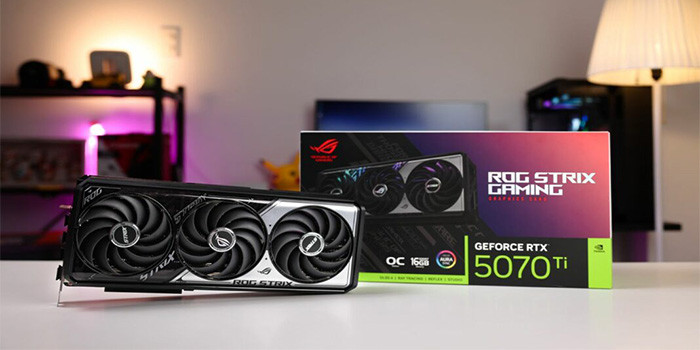 TNC Store Card Màn Hình Asus ROG Strix GeForce RTX 5070 Ti 16GB GDDR7 OC Edition
