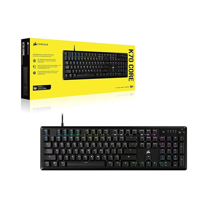 TNC Store Bàn Phím Corsair K70 CORE-BLK-CRSR MX-RGB - NEW