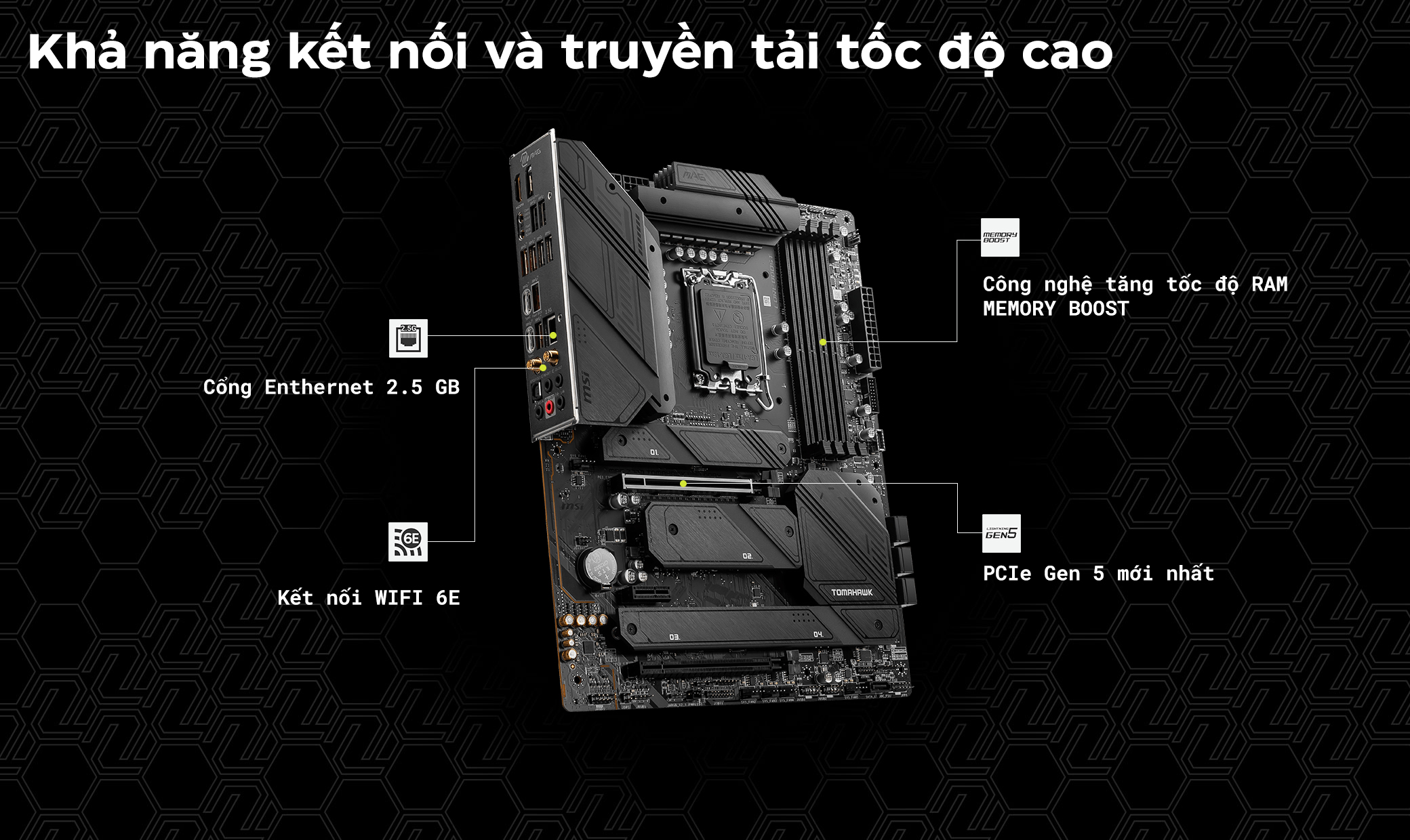 TNC Store Bo Mạch Chủ MSI MAG Z790 TOMAHAWK WIFI DDR4