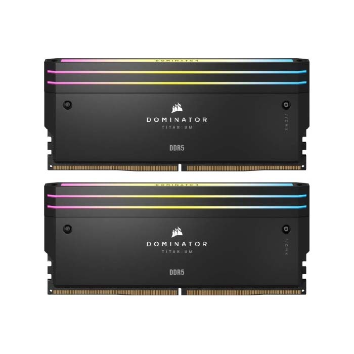 TNC Store RAM Corsair Dominator Titanium RGB 32GB (16GBx2) DDR5 Bus 7200MHz (CMP32GX5M2X7200C34)