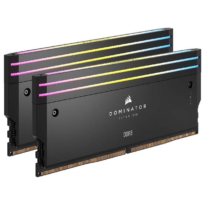 TNC Store RAM Corsair Dominator Titanium RGB 32GB (16GBx2) DDR5 Bus 7200MHz (CMP32GX5M2X7200C34)