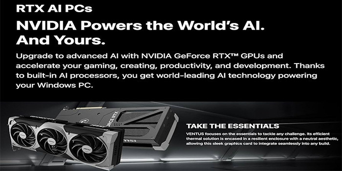 TNC Store Card Màn Hình MSI GeForce RTX 5090 32G VENTUS 3X OC