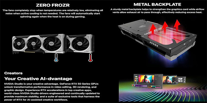 TNC Store Card Màn Hình MSI GeForce RTX 5090 32G VENTUS 3X OC