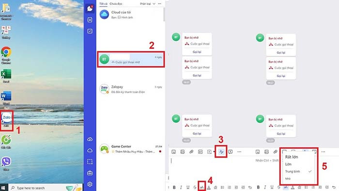TNC Store Cách Chỉnh Cỡ Chữ ZALO Trên Máy Tính Và Điện Thoại