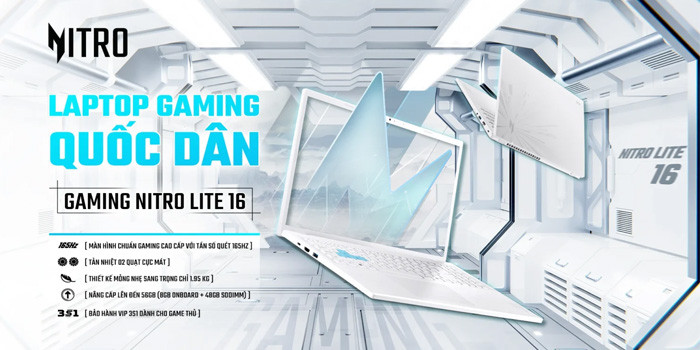 TNC Store Laptop Acer Gaming Nitro Lite 16 NL16-71G-71UJ