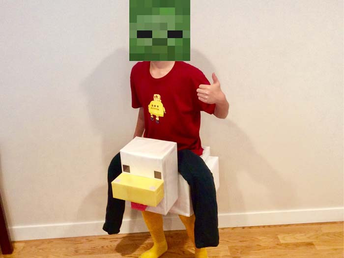 TNC Store Cách Làm Trang Phục Chicken Jockey Minecraft