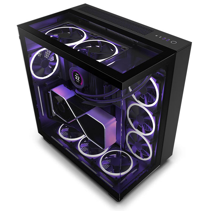 TNC Store Vỏ Case NZXT H9 Elite Black