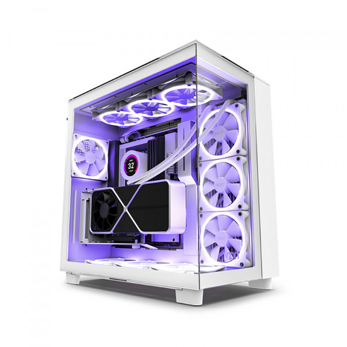 TNC Store Vỏ Case NZXT H9 Elite White