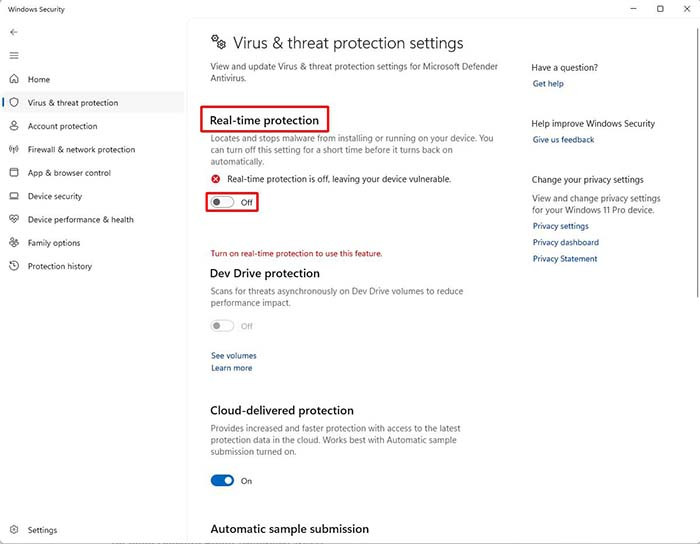 TNC Store Cách Tắt Windows Defender Trên Windows 11 Vĩnh Viễn