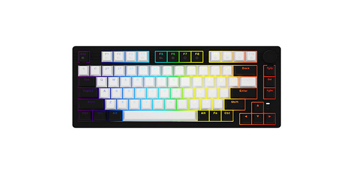 TNC Store Bàn Phím Cơ Gaming DAREU EK75 White x Black