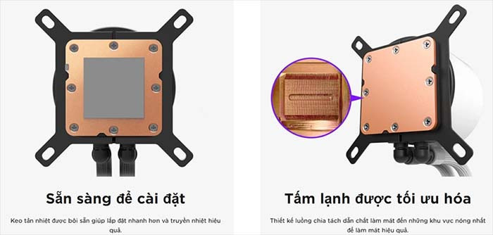 TNC Store Tản Nhiệt Nước NZXT Kraken Plus 240 RGB V2 White