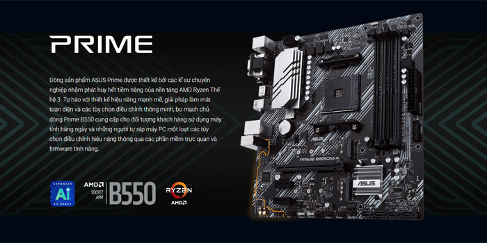 TNC Store Bo Mạch Chủ Asus PRIME B550M-A