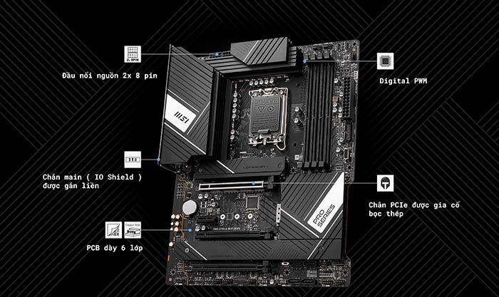 TNC Store Bo mạch chủ MSI PRO Z790 A WIFI DDR4