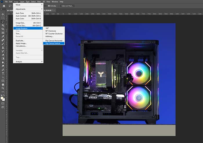 TNC Store Cách Xoay Ảnh Trong Photoshop