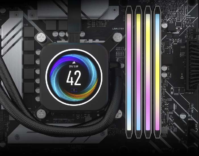 TNC Store RAM Corsair Dominator Titanium RGB 48GB (24GBx2) DDR5 Bus 7000MHz (CMP48GX5M2B7000C36)