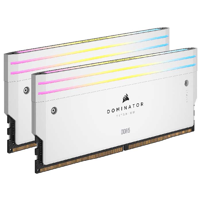 TNC Store RAM Corsair Dominator Titanium RGB 48GB (24GBx2) DDR5 Bus 7000MHz (CMP48GX5M2B7000C36W)