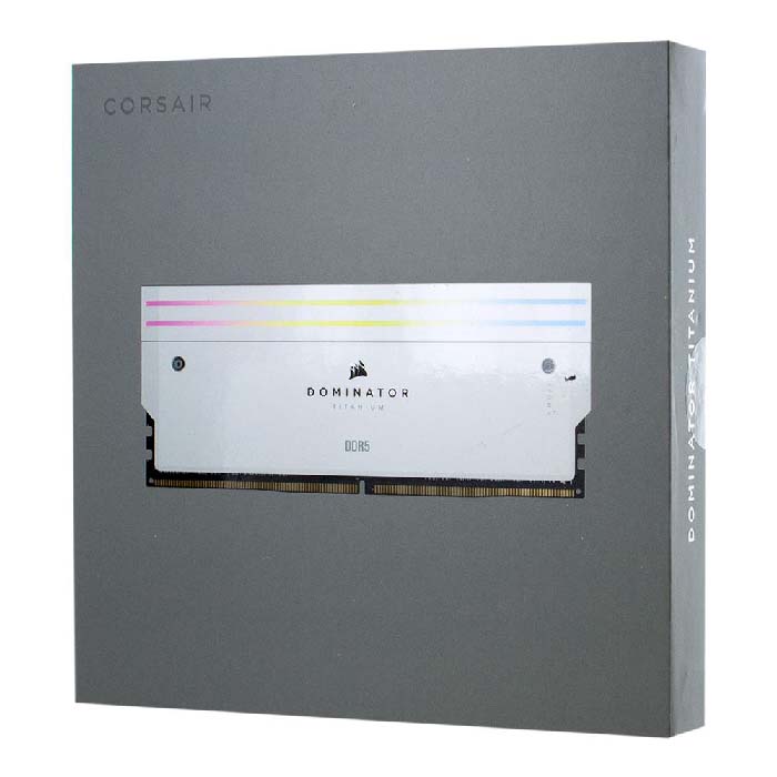 TNC Store RAM Corsair Dominator Titanium RGB 48GB (24GBx2) DDR5 Bus 7000MHz (CMP48GX5M2B7000C36W)