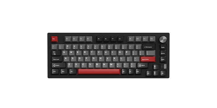 TNC Store Bàn Phím Cơ Gaming DAREU EK75 PRO AL Black Red - Cloud Switch