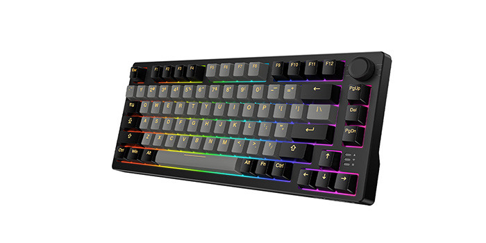 TNC Store Bàn Phím Cơ Gaming DAREU EK75 PRO AL Black Red - Cloud Switch
