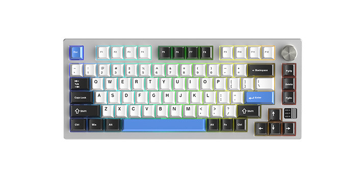 TNC Store Bàn Phím Cơ Gaming DAREU EK75 PRO AL White Blue - Cloud Switch