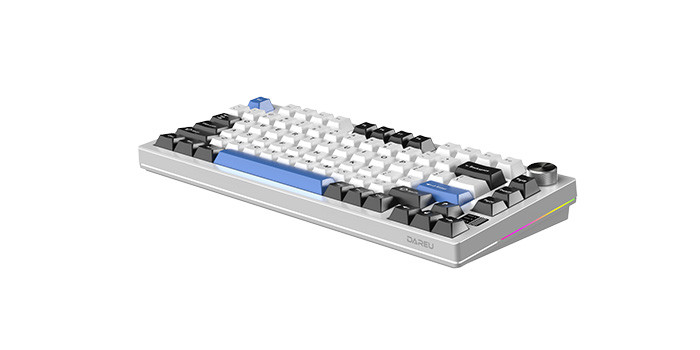 TNC Store Bàn Phím Cơ Gaming DAREU EK75 PRO AL White Blue - Cloud Switch
