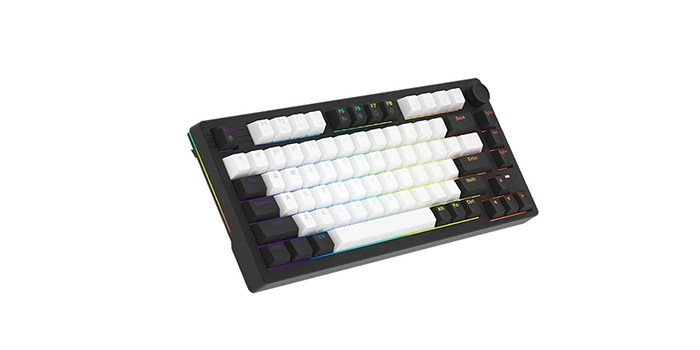 TNC Store Bàn Phím Cơ Gaming DAREU EK75 White x Black